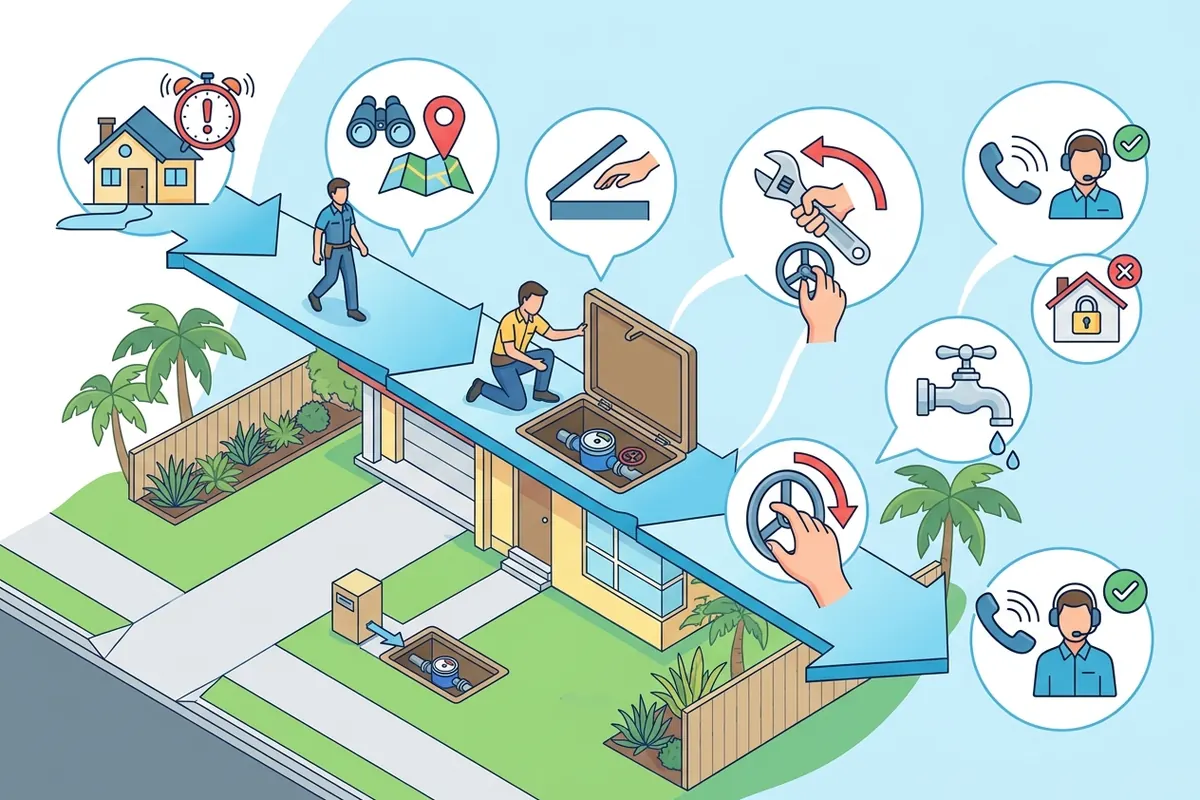 How to shut off your water main quickly in an emergency